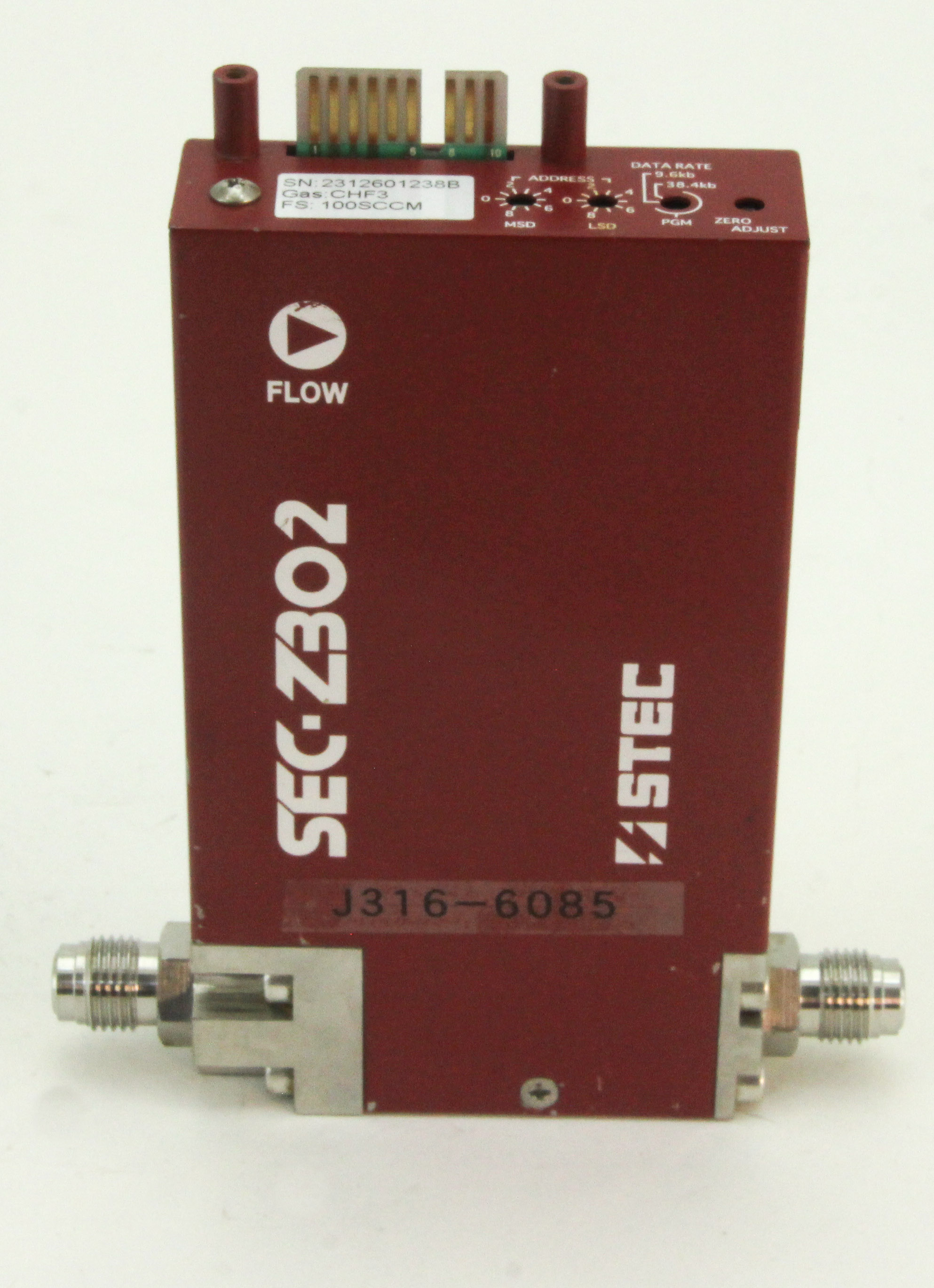 6085 Stec Mfc Sec Z302 Mass Flow Controller Sec Z312m J316gallery 